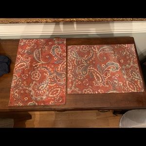 Paisley Harvest Season CLOTH PLACEMATS Fall Decor